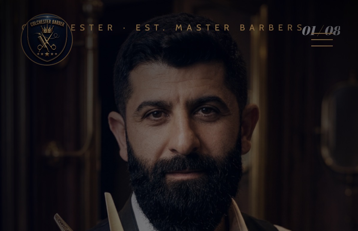 Colchester Barber — bespoke website built by HMG