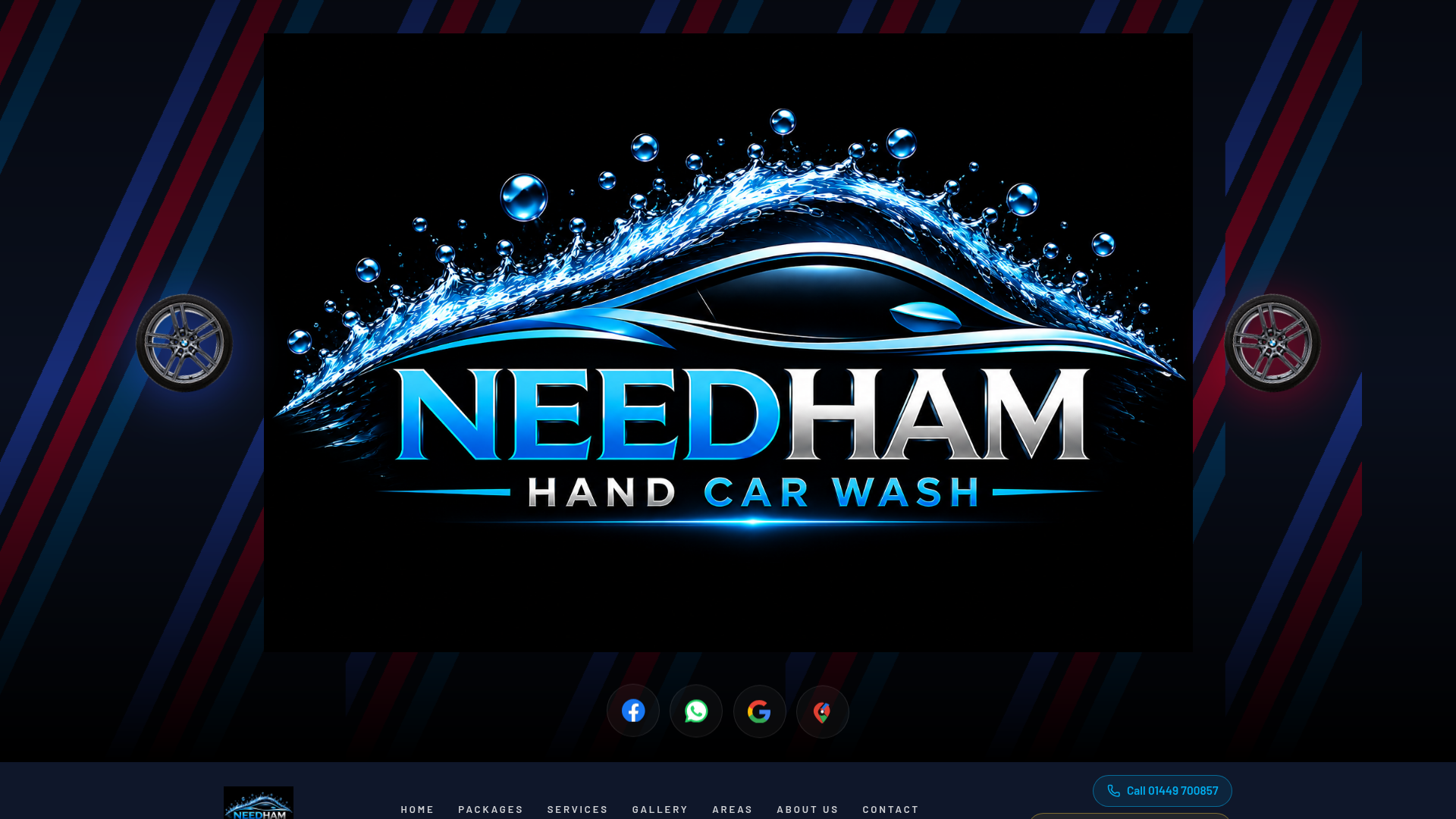 Needham Hand Car Wash — bespoke website built by HMG
